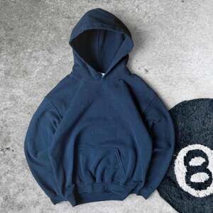 Vintage 2000s Gildan Heavy Blend Hoodie, Off Black, Youth Large — Baggy Fit